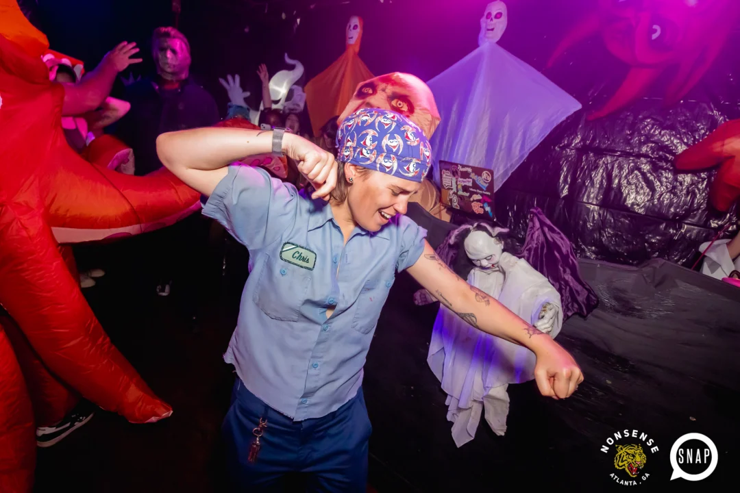 Hot Mess Halloween 2024 @ The Basement - Kimber was the DJ - Pics: @hellacurious for @ohsnapkid