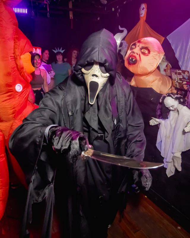 Hot Mess Halloween 2024 @ The Basement - Kimber was the DJ - Pics: @hellacurious for @ohsnapkid