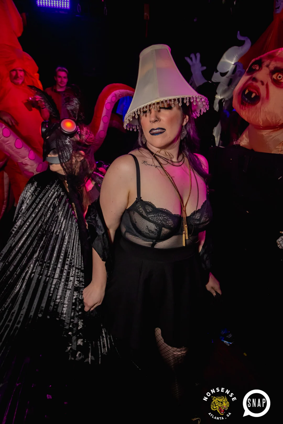 Hot Mess Halloween 2024 @ The Basement - Kimber was the DJ - Pics: @hellacurious for @ohsnapkid