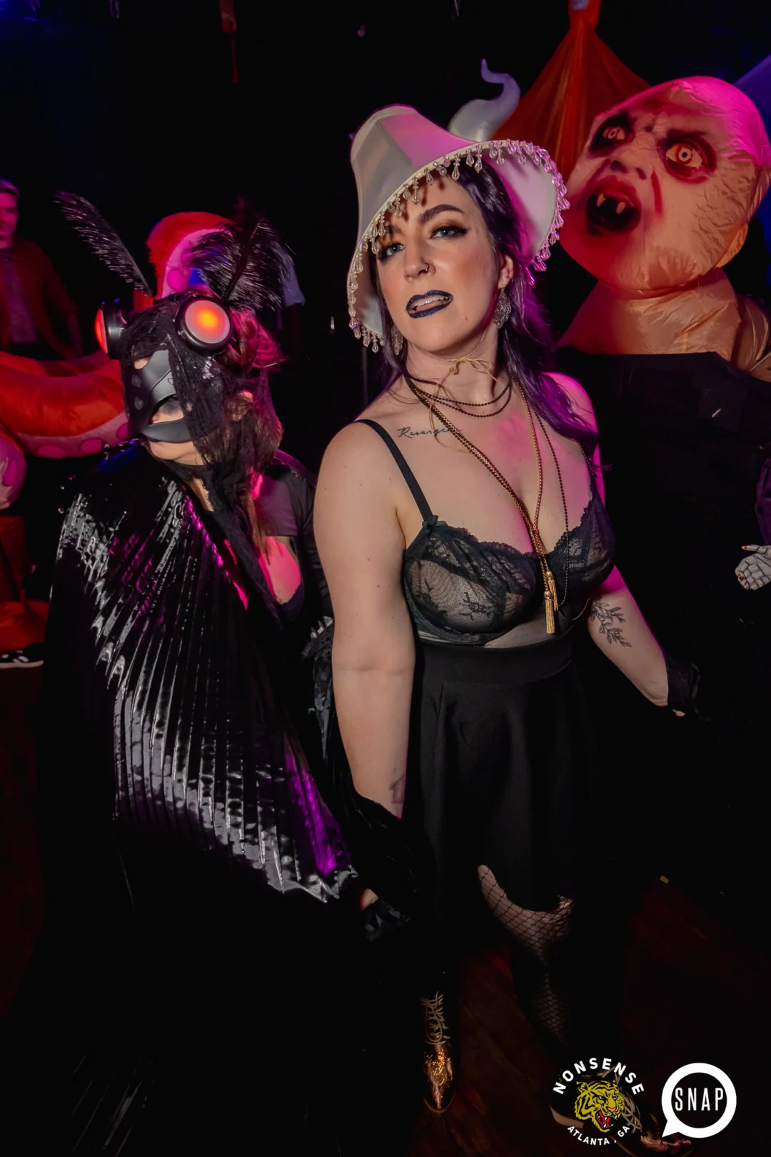 Hot Mess Halloween 2024 @ The Basement - Kimber was the DJ - Pics: @hellacurious for @ohsnapkid
