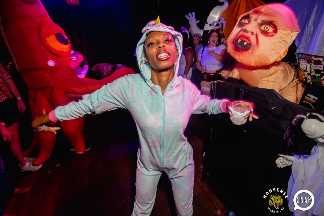 Hot Mess Halloween 2024 @ The Basement - Kimber was the DJ - Pics: @hellacurious for @ohsnapkid