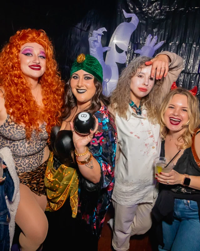 Hot Mess Halloween 2024 @ The Basement - Kimber was the DJ - Pics: @hellacurious for @ohsnapkid