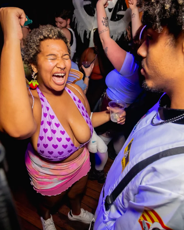 Hot Mess Halloween 2024 @ The Basement - Kimber was the DJ - Pics: @hellacurious for @ohsnapkid