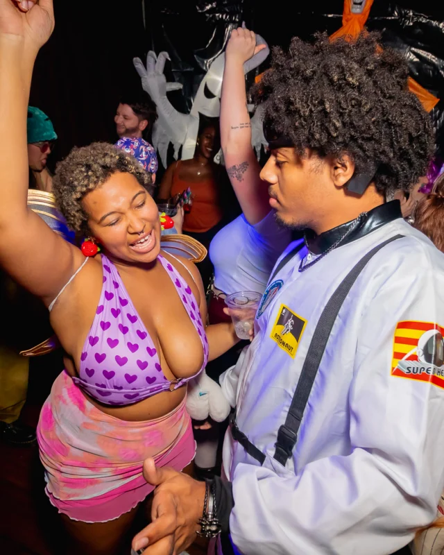 Hot Mess Halloween 2024 @ The Basement - Kimber was the DJ - Pics: @hellacurious for @ohsnapkid