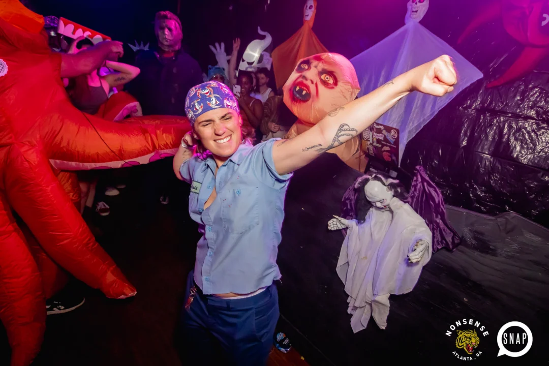 Hot Mess Halloween 2024 @ The Basement - Kimber was the DJ - Pics: @hellacurious for @ohsnapkid