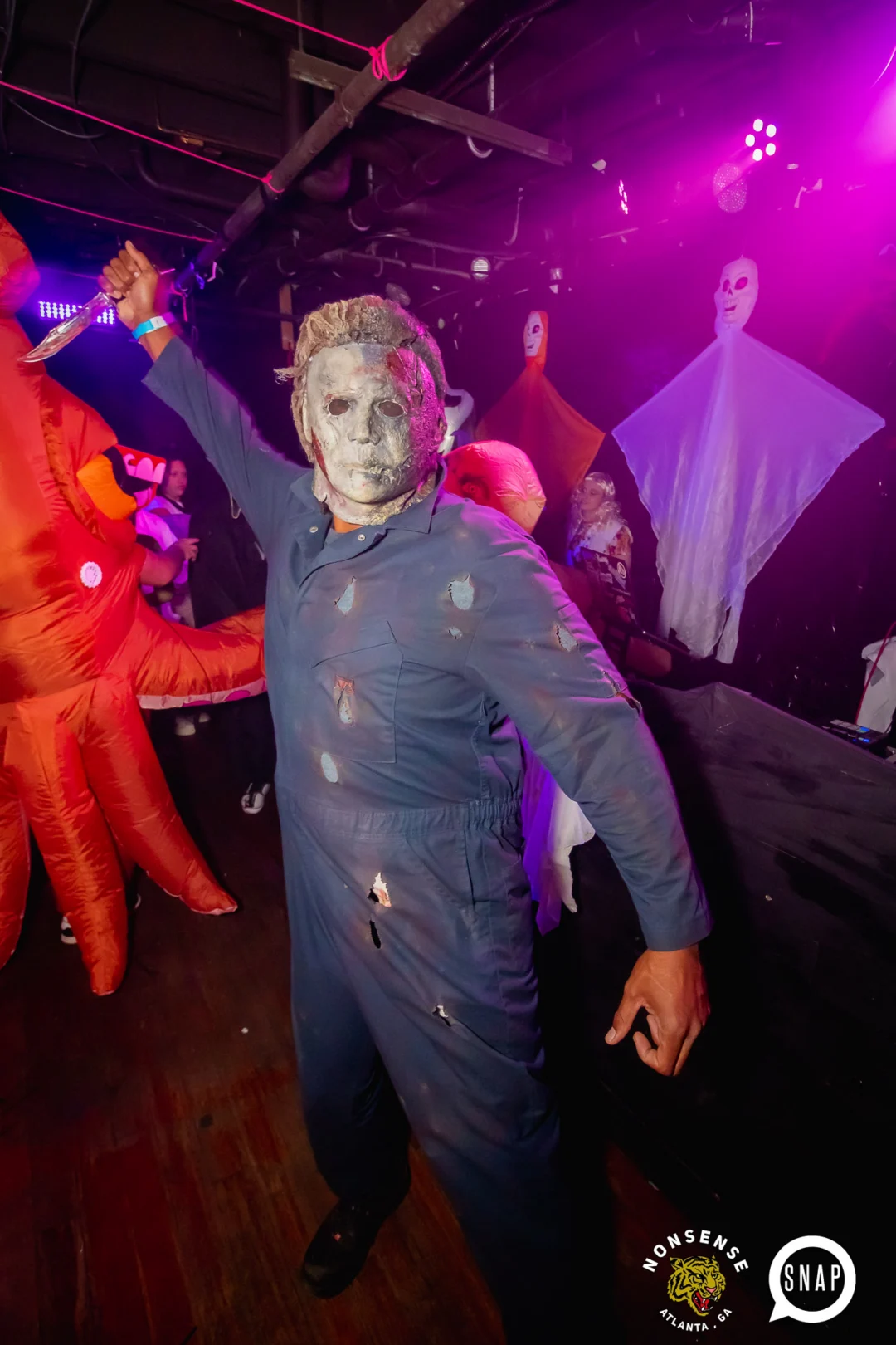 Hot Mess Halloween 2024 @ The Basement - Kimber was the DJ - Pics: @hellacurious for @ohsnapkid