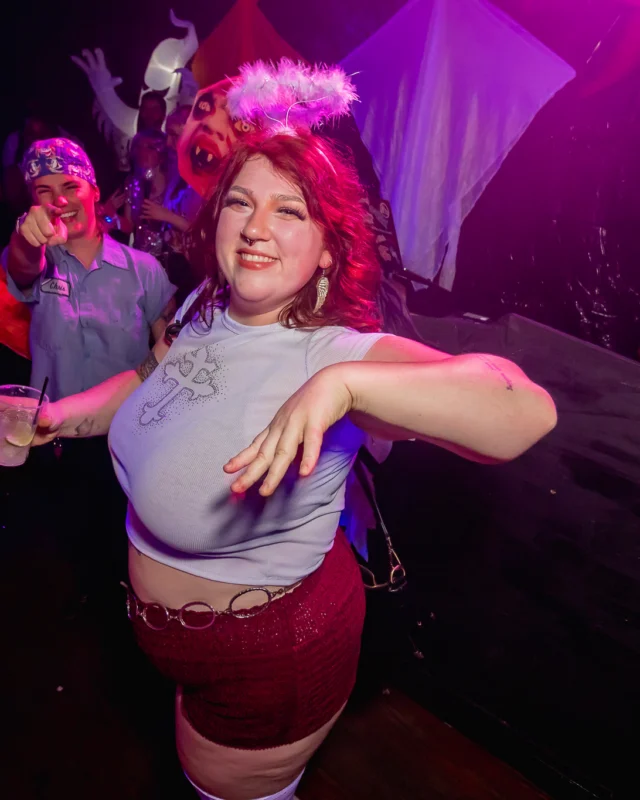 Hot Mess Halloween 2024 @ The Basement - Kimber was the DJ - Pics: @hellacurious for @ohsnapkid