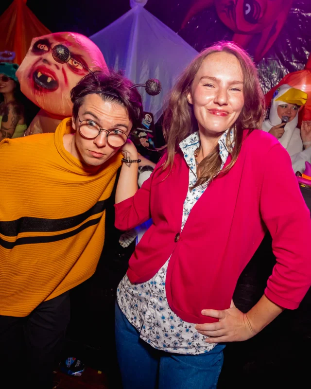 Hot Mess Halloween 2024 @ The Basement - Kimber was the DJ - Pics: @hellacurious for @ohsnapkid