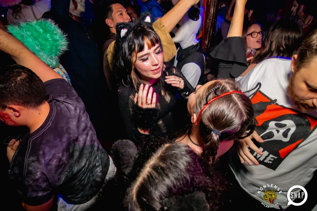 Hot Mess Halloween 2024 @ The Basement - Kimber was the DJ - Pics: @hellacurious for @ohsnapkid