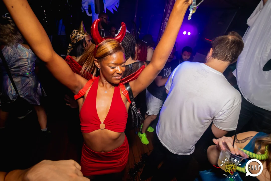 Hot Mess Halloween 2024 @ The Basement - Kimber was the DJ - Pics: @hellacurious for @ohsnapkid
