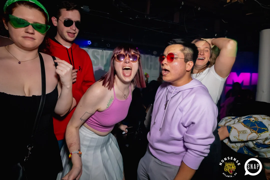 The Substance - A dance party inspired by the film - November 2024 - Kimber and NeonHorror were the DJs - Pics by @hellacurious - Decor by TAD and Scott