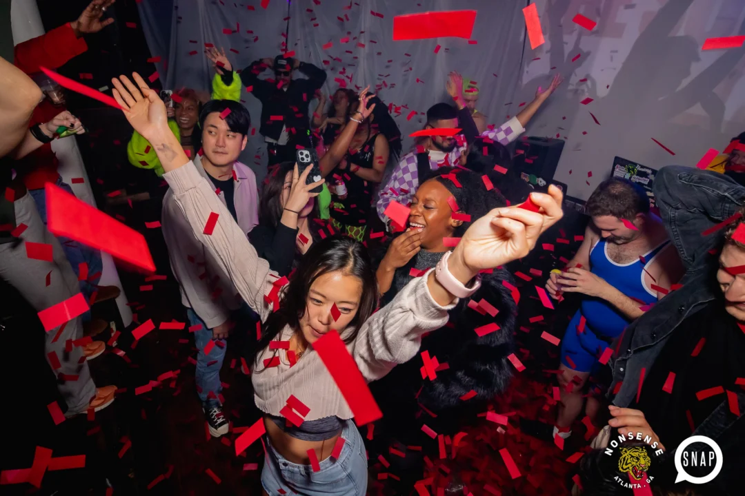 The Substance - A dance party inspired by the film - November 2024 - Kimber and NeonHorror were the DJs - Pics by @hellacurious - Decor by TAD and Scott