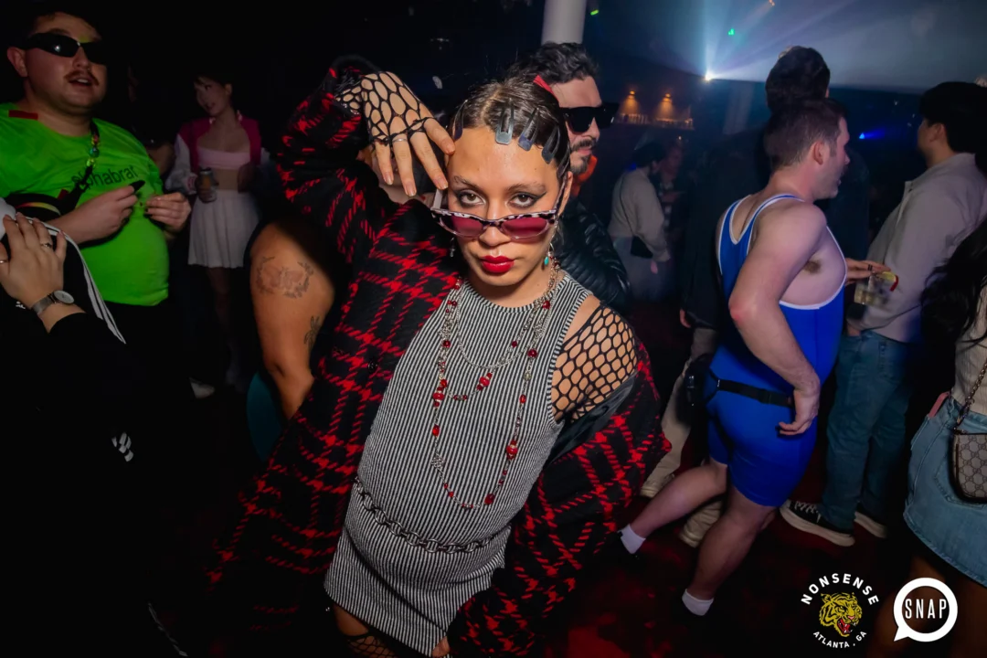 The Substance - A dance party inspired by the film - November 2024 - Kimber and NeonHorror were the DJs - Pics by @hellacurious - Decor by TAD and Scott