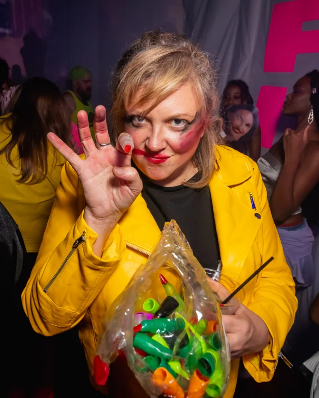 The Substance - A dance party inspired by the film - November 2024 - Kimber and NeonHorror were the DJs - Pics by @hellacurious - Decor by TAD and Scott