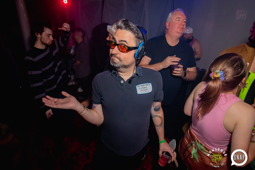 The Substance - A dance party inspired by the film - November 2024 - Kimber and NeonHorror were the DJs - Pics by @hellacurious - Decor by TAD and Scott