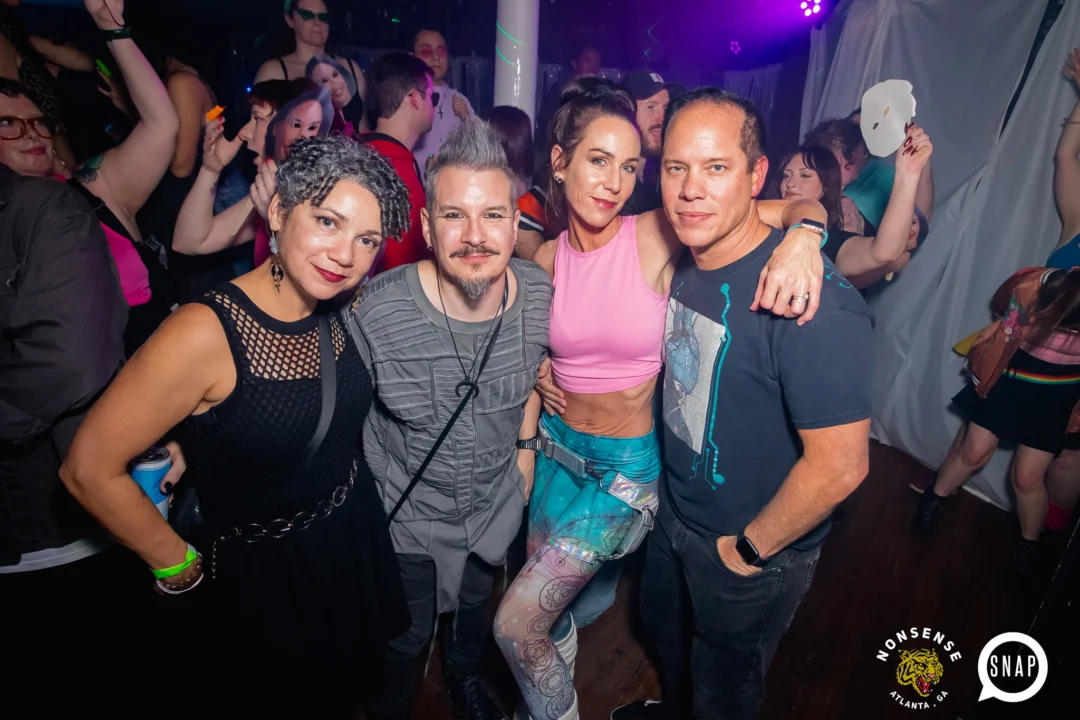 The Substance - A dance party inspired by the film - November 2024 - Kimber and NeonHorror were the DJs - Pics by @hellacurious - Decor by TAD and Scott