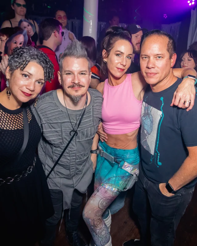 The Substance - A dance party inspired by the film - November 2024 - Kimber and NeonHorror were the DJs - Pics by @hellacurious - Decor by TAD and Scott