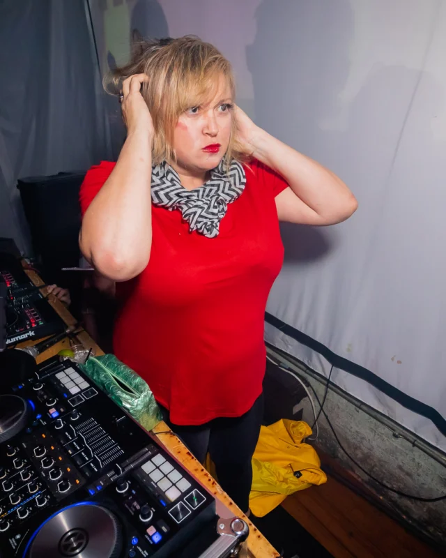The Substance - A dance party inspired by the film - November 2024 - Kimber and NeonHorror were the DJs - Pics by @hellacurious - Decor by TAD and Scott