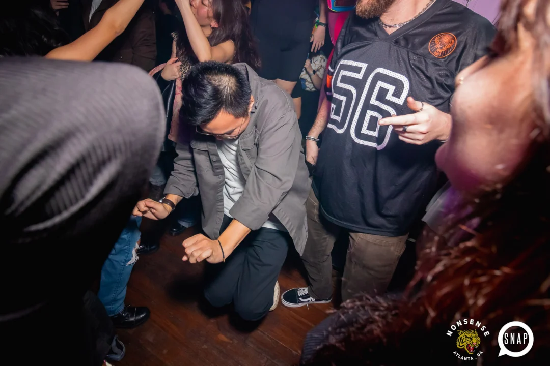 The Substance - A dance party inspired by the film - November 2024 - Kimber and NeonHorror were the DJs - Pics by @hellacurious - Decor by TAD and Scott
