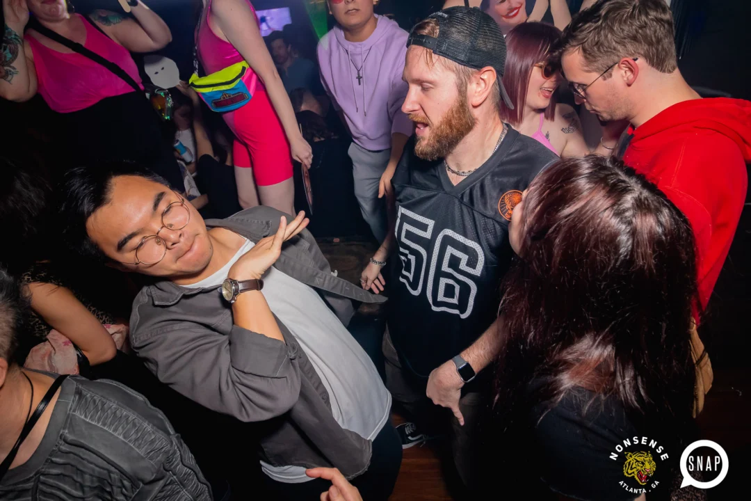 The Substance - A dance party inspired by the film - November 2024 - Kimber and NeonHorror were the DJs - Pics by @hellacurious - Decor by TAD and Scott