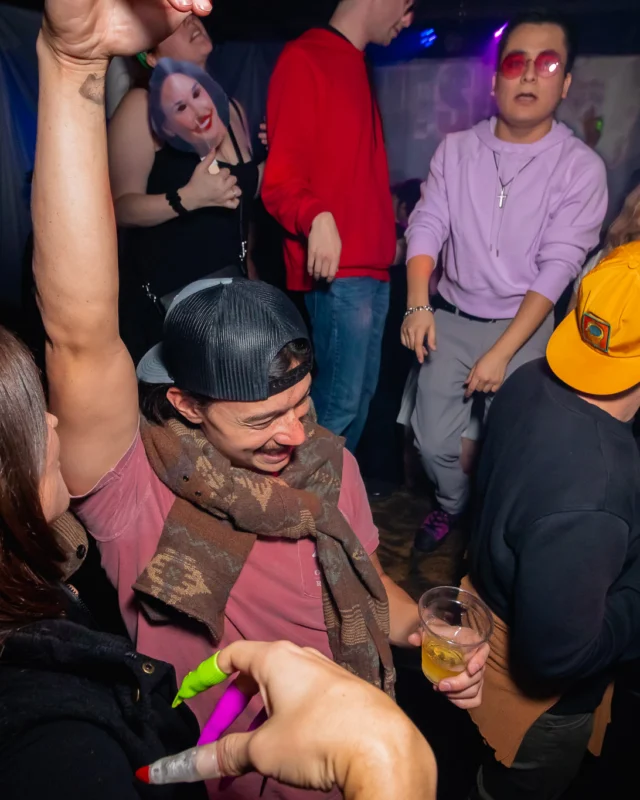 The Substance - A dance party inspired by the film - November 2024 - Kimber and NeonHorror were the DJs - Pics by @hellacurious - Decor by TAD and Scott