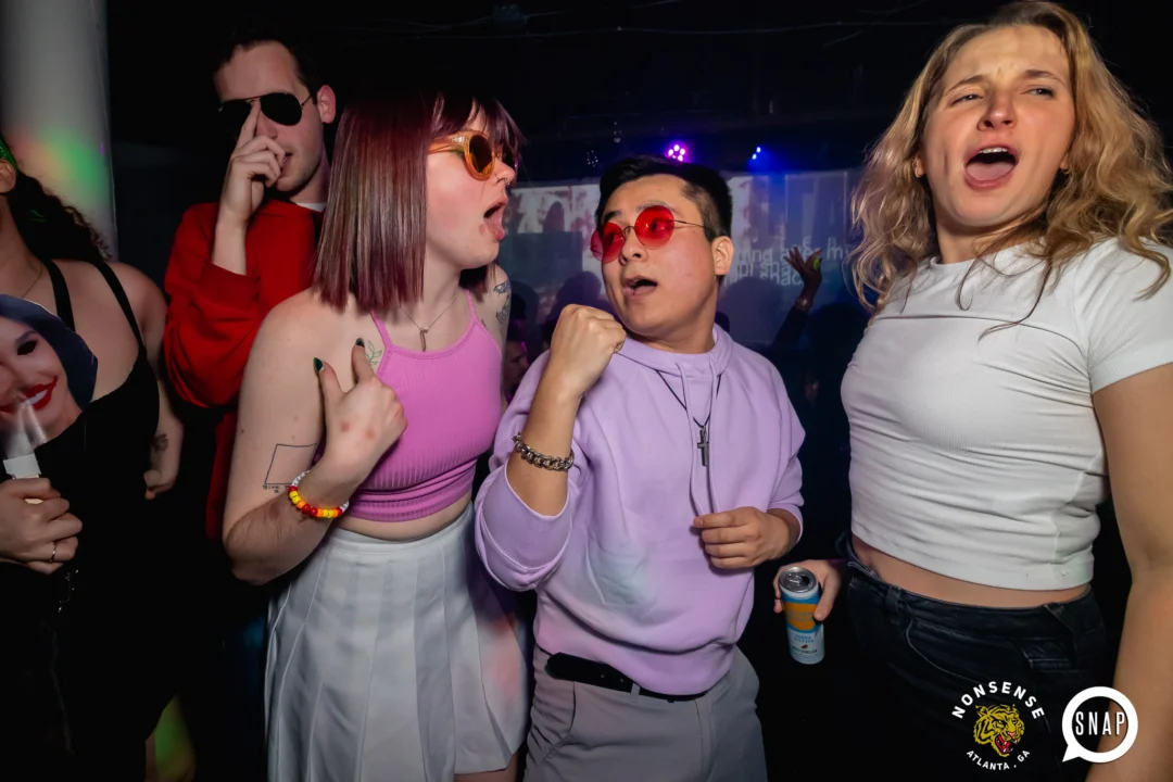 The Substance - A dance party inspired by the film - November 2024 - Kimber and NeonHorror were the DJs - Pics by @hellacurious - Decor by TAD and Scott