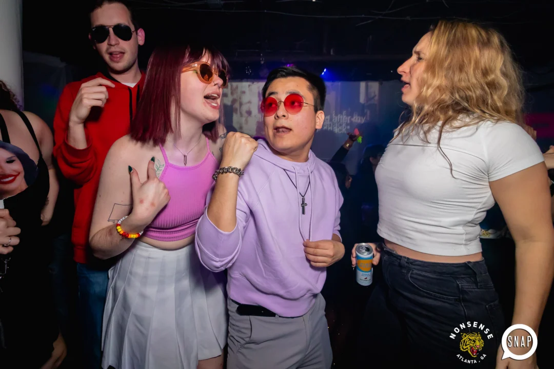 The Substance - A dance party inspired by the film - November 2024 - Kimber and NeonHorror were the DJs - Pics by @hellacurious - Decor by TAD and Scott