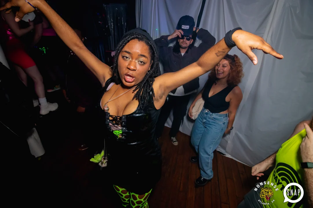 The Substance - A dance party inspired by the film - November 2024 - Kimber and NeonHorror were the DJs - Pics by @hellacurious - Decor by TAD and Scott