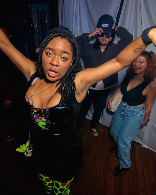 The Substance - A dance party inspired by the film - November 2024 - Kimber and NeonHorror were the DJs - Pics by @hellacurious - Decor by TAD and Scott