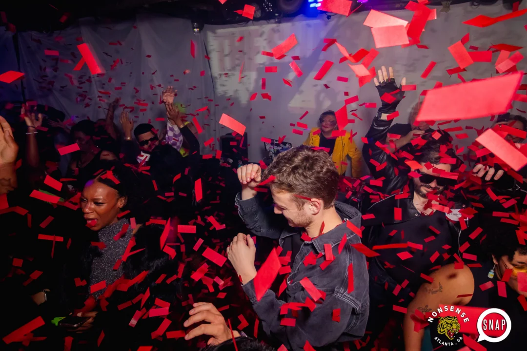 The Substance - A dance party inspired by the film - November 2024 - Kimber and NeonHorror were the DJs - Pics by @hellacurious - Decor by TAD and Scott
