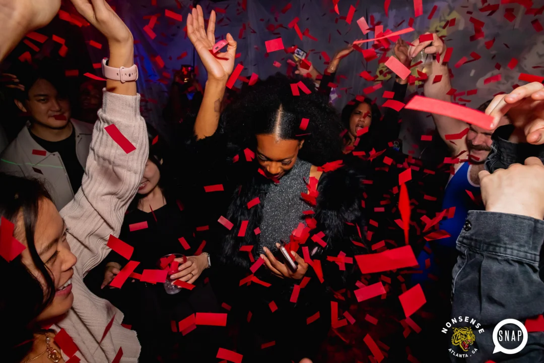 The Substance - A dance party inspired by the film - November 2024 - Kimber and NeonHorror were the DJs - Pics by @hellacurious - Decor by TAD and Scott