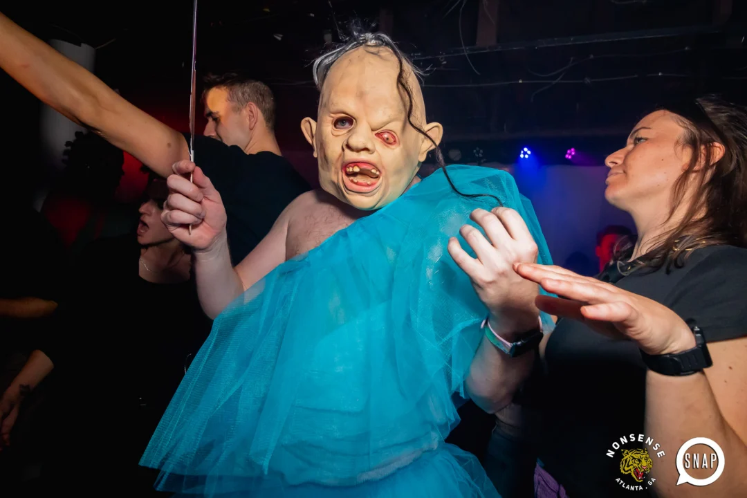 The Substance - A dance party inspired by the film - November 2024 - Kimber and NeonHorror were the DJs - Pics by @hellacurious - Decor by TAD and Scott