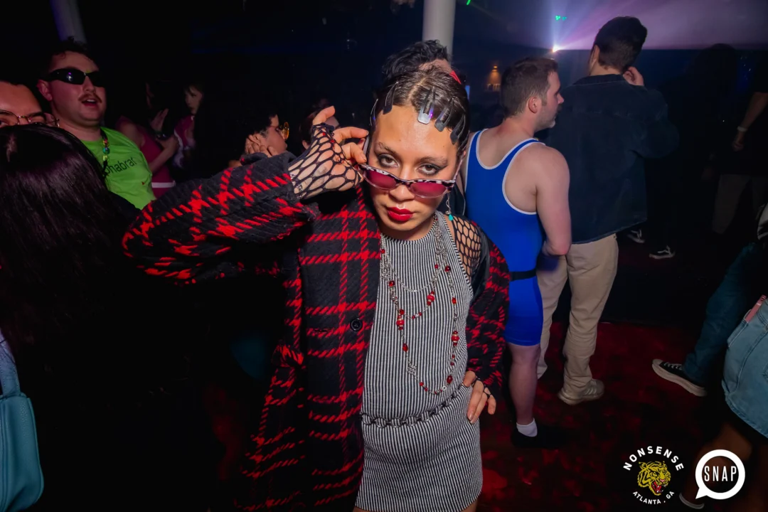 The Substance - A dance party inspired by the film - November 2024 - Kimber and NeonHorror were the DJs - Pics by @hellacurious - Decor by TAD and Scott