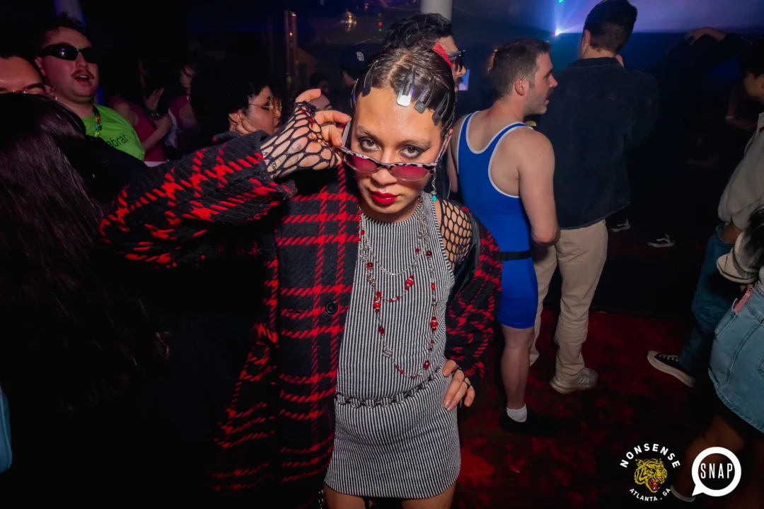 The Substance - A dance party inspired by the film - November 2024 - Kimber and NeonHorror were the DJs - Pics by @hellacurious - Decor by TAD and Scott