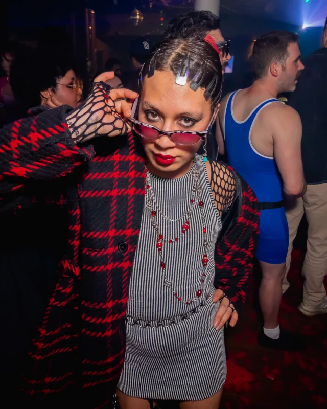 The Substance - A dance party inspired by the film - November 2024 - Kimber and NeonHorror were the DJs - Pics by @hellacurious - Decor by TAD and Scott