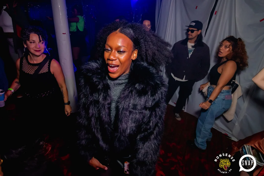 The Substance - A dance party inspired by the film - November 2024 - Kimber and NeonHorror were the DJs - Pics by @hellacurious - Decor by TAD and Scott