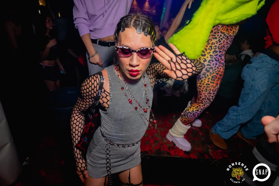 The Substance - A dance party inspired by the film - November 2024 - Kimber and NeonHorror were the DJs - Pics by @hellacurious - Decor by TAD and Scott