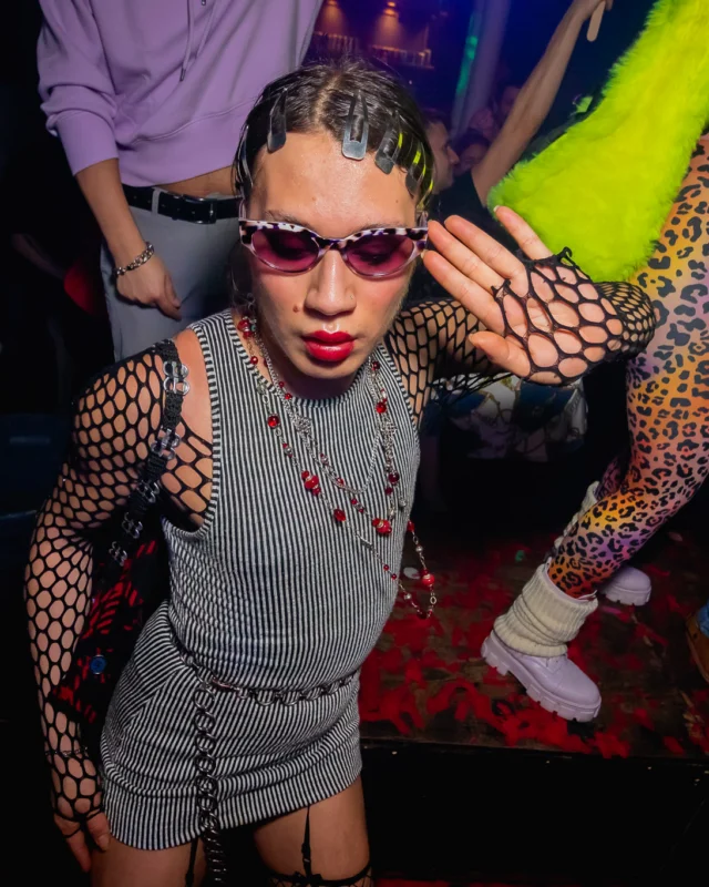 The Substance - A dance party inspired by the film - November 2024 - Kimber and NeonHorror were the DJs - Pics by @hellacurious - Decor by TAD and Scott