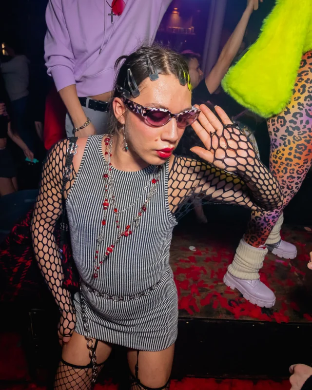 The Substance - A dance party inspired by the film - November 2024 - Kimber and NeonHorror were the DJs - Pics by @hellacurious - Decor by TAD and Scott