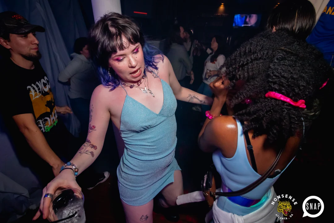 The Substance - A dance party inspired by the film - November 2024 - Kimber and NeonHorror were the DJs - Pics by @hellacurious - Decor by TAD and Scott