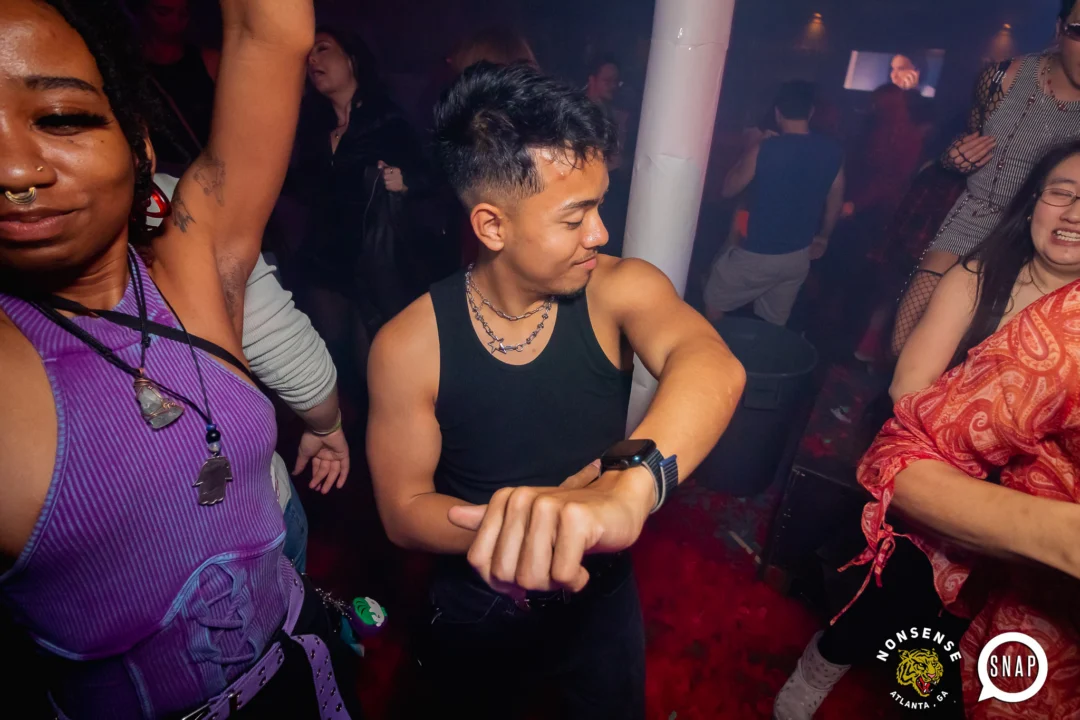 The Substance - A dance party inspired by the film - November 2024 - Kimber and NeonHorror were the DJs - Pics by @hellacurious - Decor by TAD and Scott