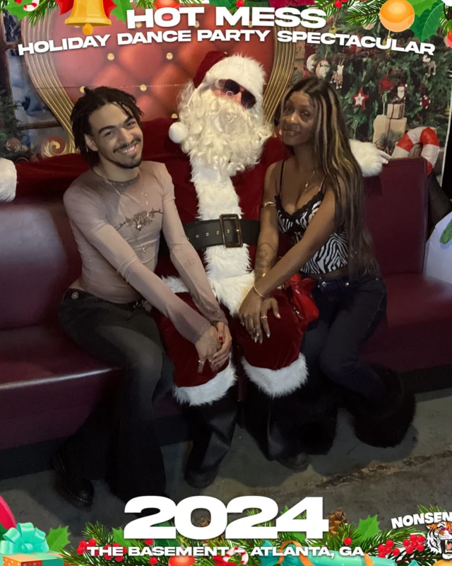 2024 Hot Mess Holiday Dance Party Spectacular at The Basement - December 21, 2024 - Follow @nonsenseatl