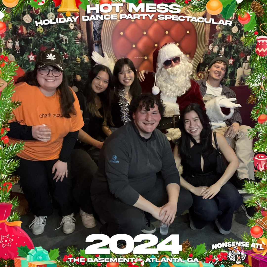 2024 Hot Mess Holiday Dance Party Spectacular at The Basement - December 21, 2024 - Follow @nonsenseatl