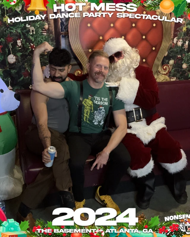 2024 Hot Mess Holiday Dance Party Spectacular at The Basement - December 21, 2024 - Follow @nonsenseatl
