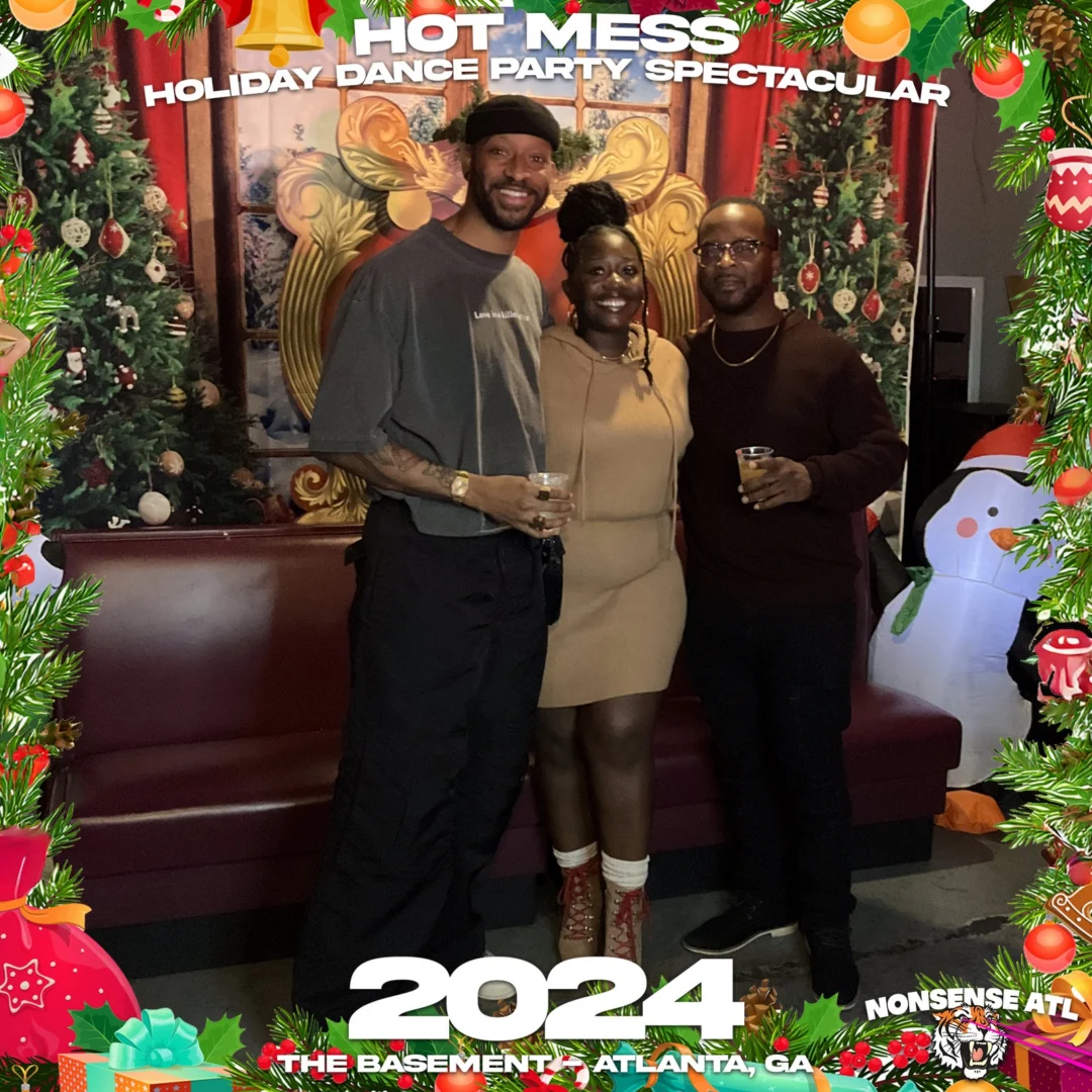 2024 Hot Mess Holiday Dance Party Spectacular at The Basement - December 21, 2024 - Follow @nonsenseatl
