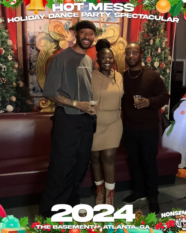 2024 Hot Mess Holiday Dance Party Spectacular at The Basement - December 21, 2024 - Follow @nonsenseatl