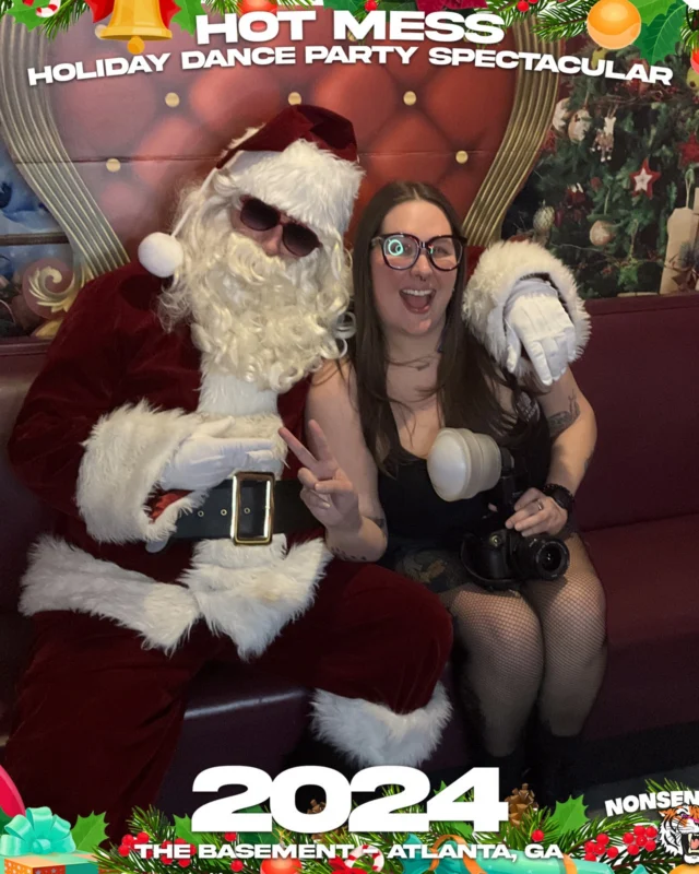 2024 Hot Mess Holiday Dance Party Spectacular at The Basement - December 21, 2024 - Follow @nonsenseatl