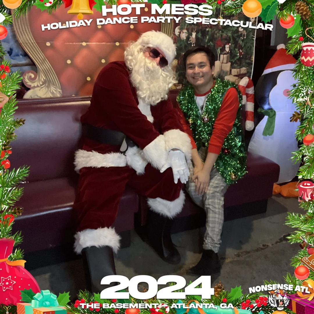 2024 Hot Mess Holiday Dance Party Spectacular at The Basement - December 21, 2024 - Follow @nonsenseatl