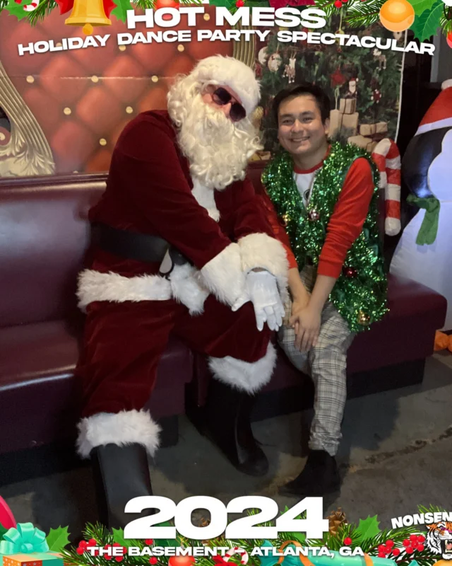 2024 Hot Mess Holiday Dance Party Spectacular at The Basement - December 21, 2024 - Follow @nonsenseatl