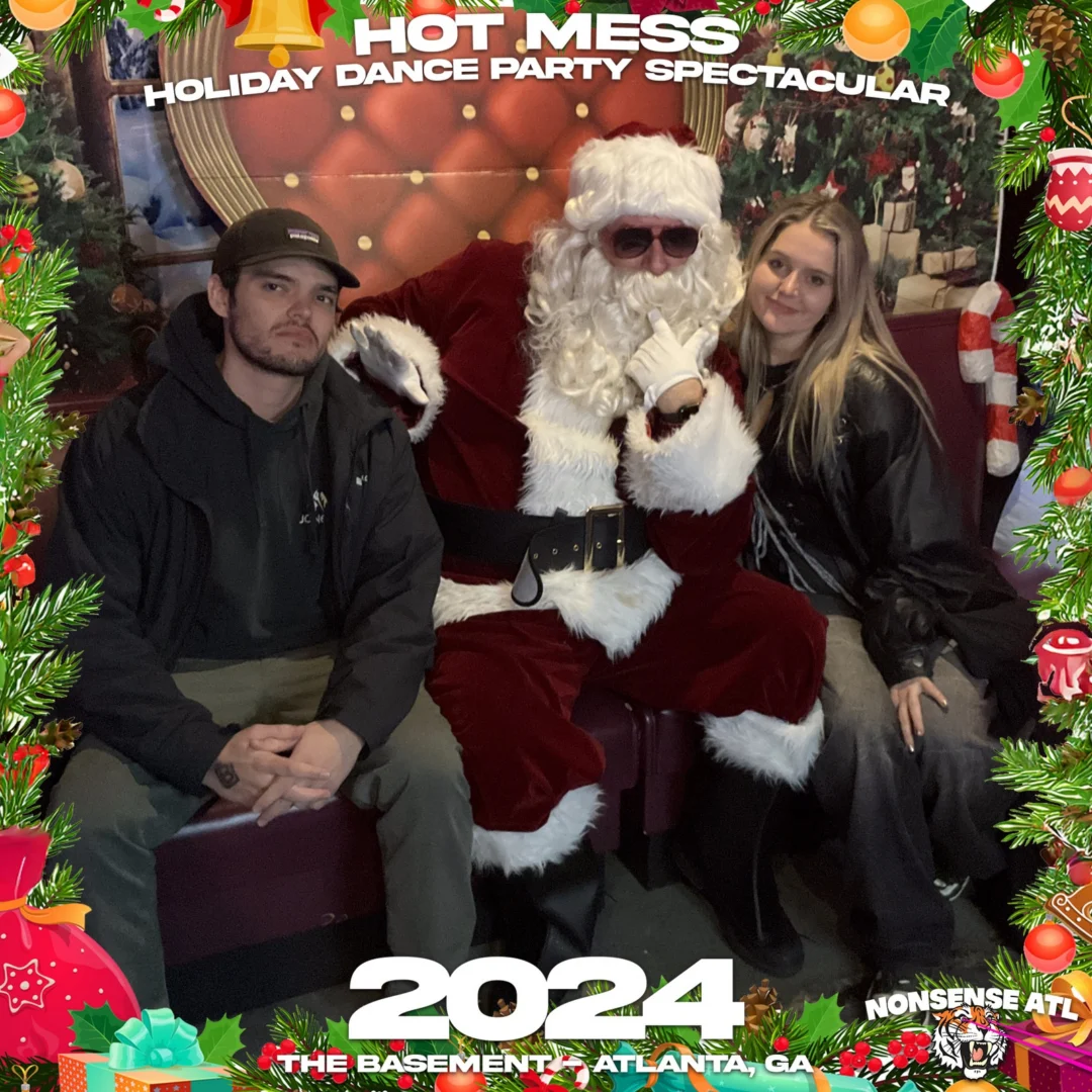2024 Hot Mess Holiday Dance Party Spectacular at The Basement - December 21, 2024 - Follow @nonsenseatl
